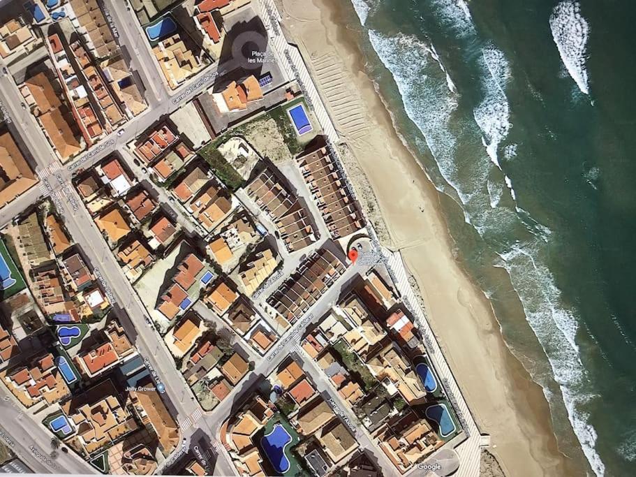 Beachfront House, Valencia, Wifi, Paddle Surf Board, Incredible Views Sueca Eksteriør bilde