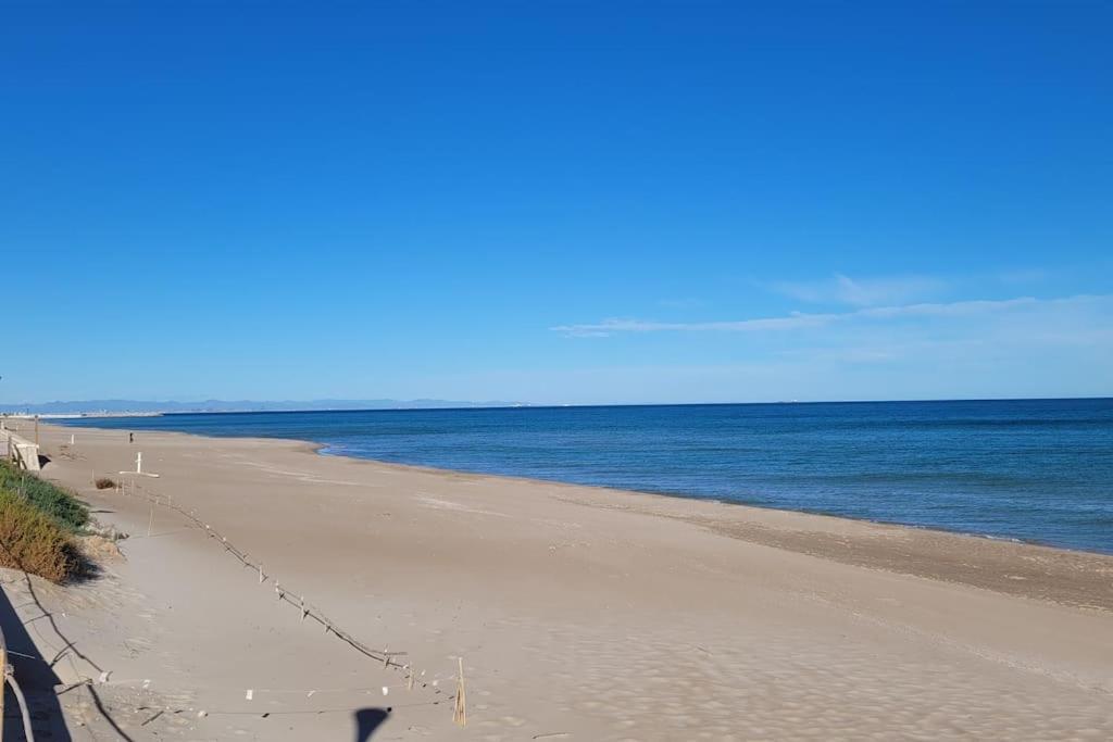 Beachfront House, Valencia, Wifi, Paddle Surf Board, Incredible Views Sueca Eksteriør bilde