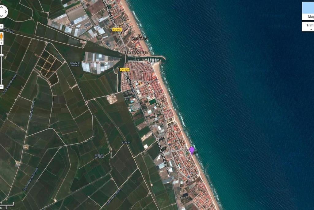 Beachfront House, Valencia, Wifi, Paddle Surf Board, Incredible Views Sueca Eksteriør bilde